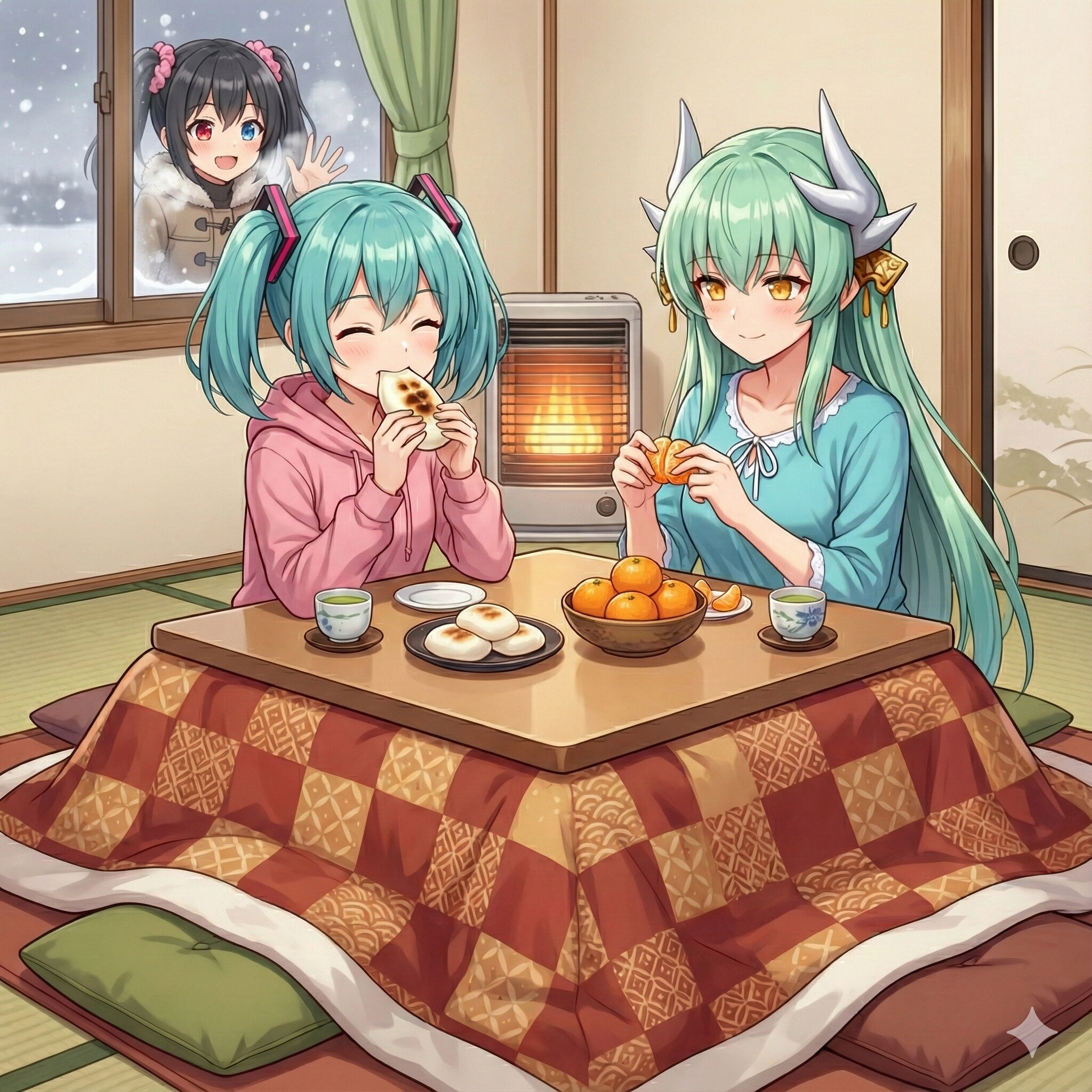 遊びに来た清姫さん
