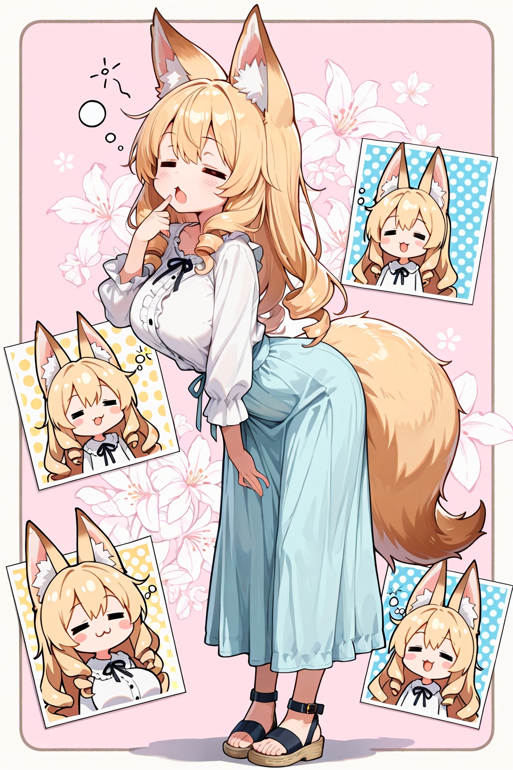 ケモミミのぼんやりとしたおねえさん