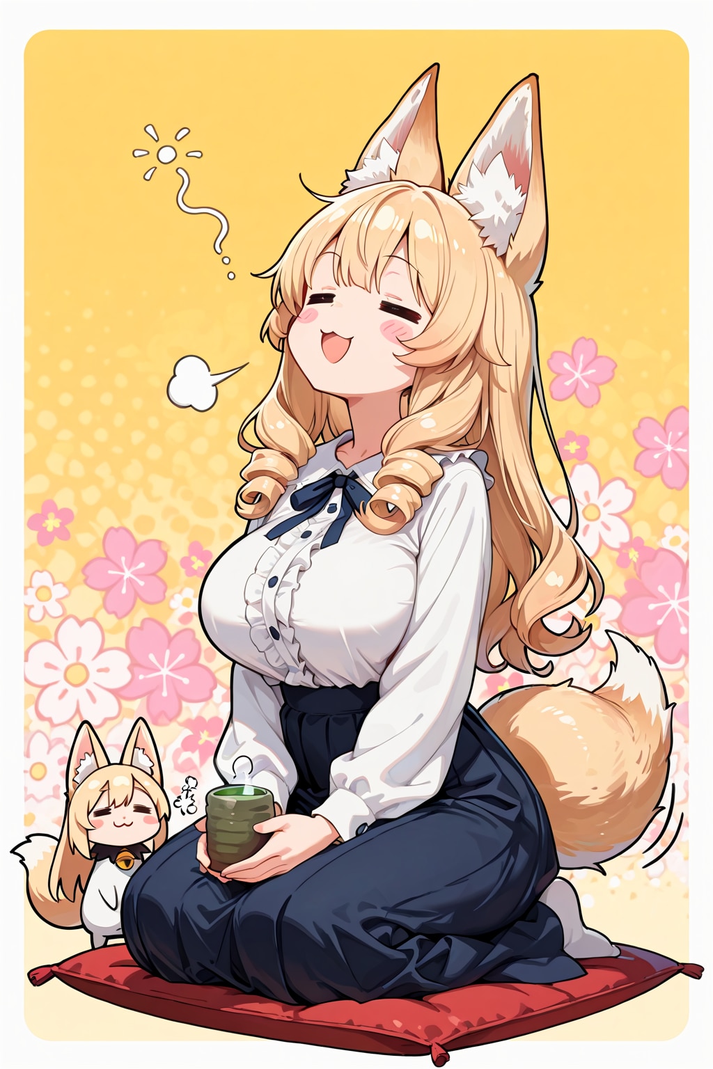 ケモミミのぼんやりとしたおねえさん | の人気AIイラスト・グラビア
