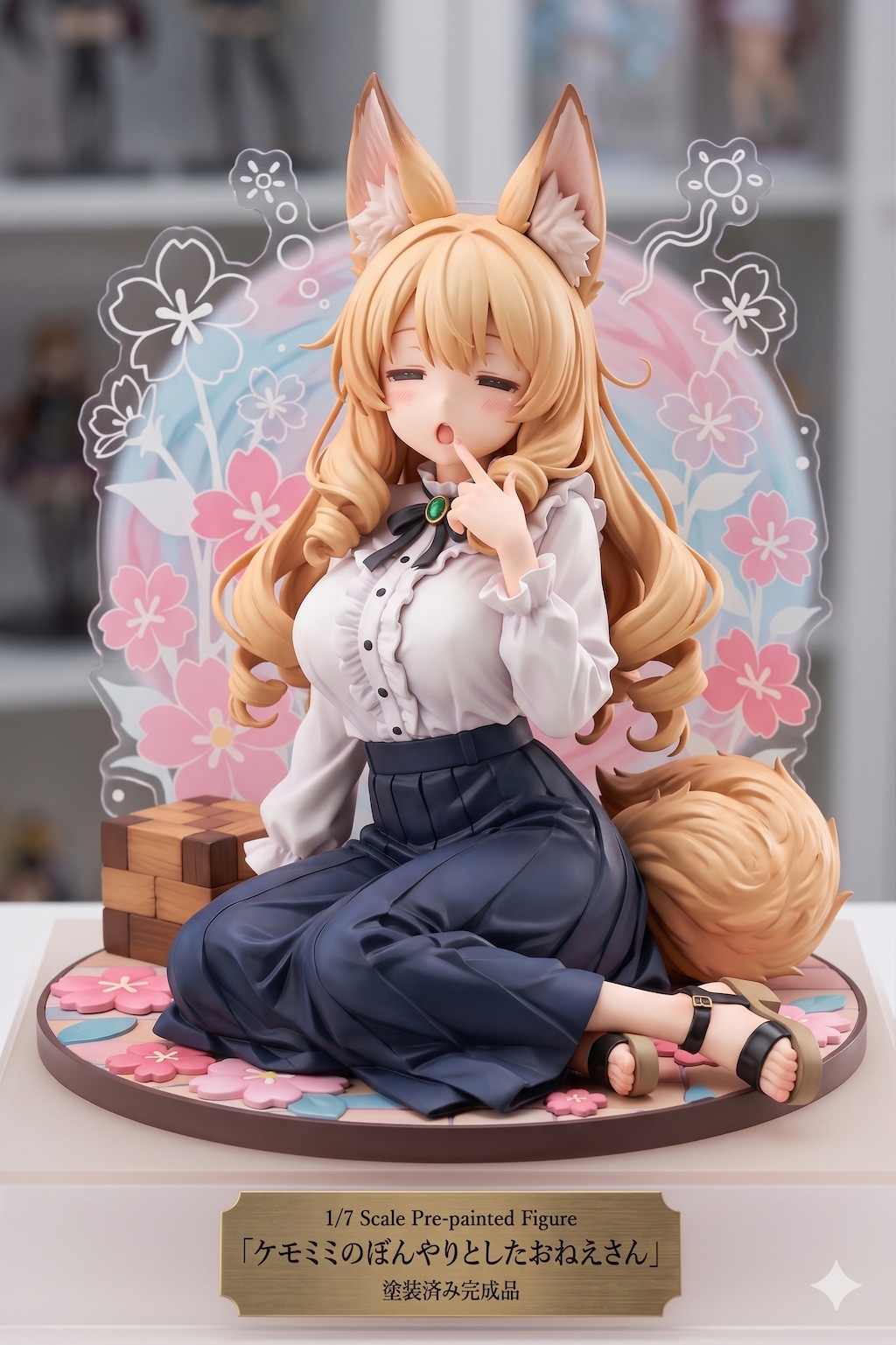 ケモミミのぼんやりとしたおねえさん