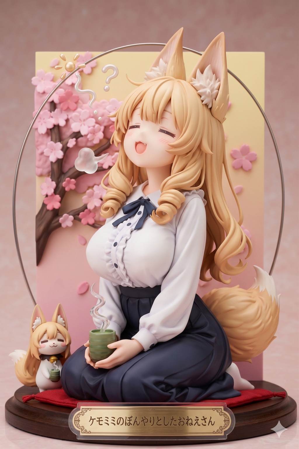 ケモミミのぼんやりとしたおねえさん