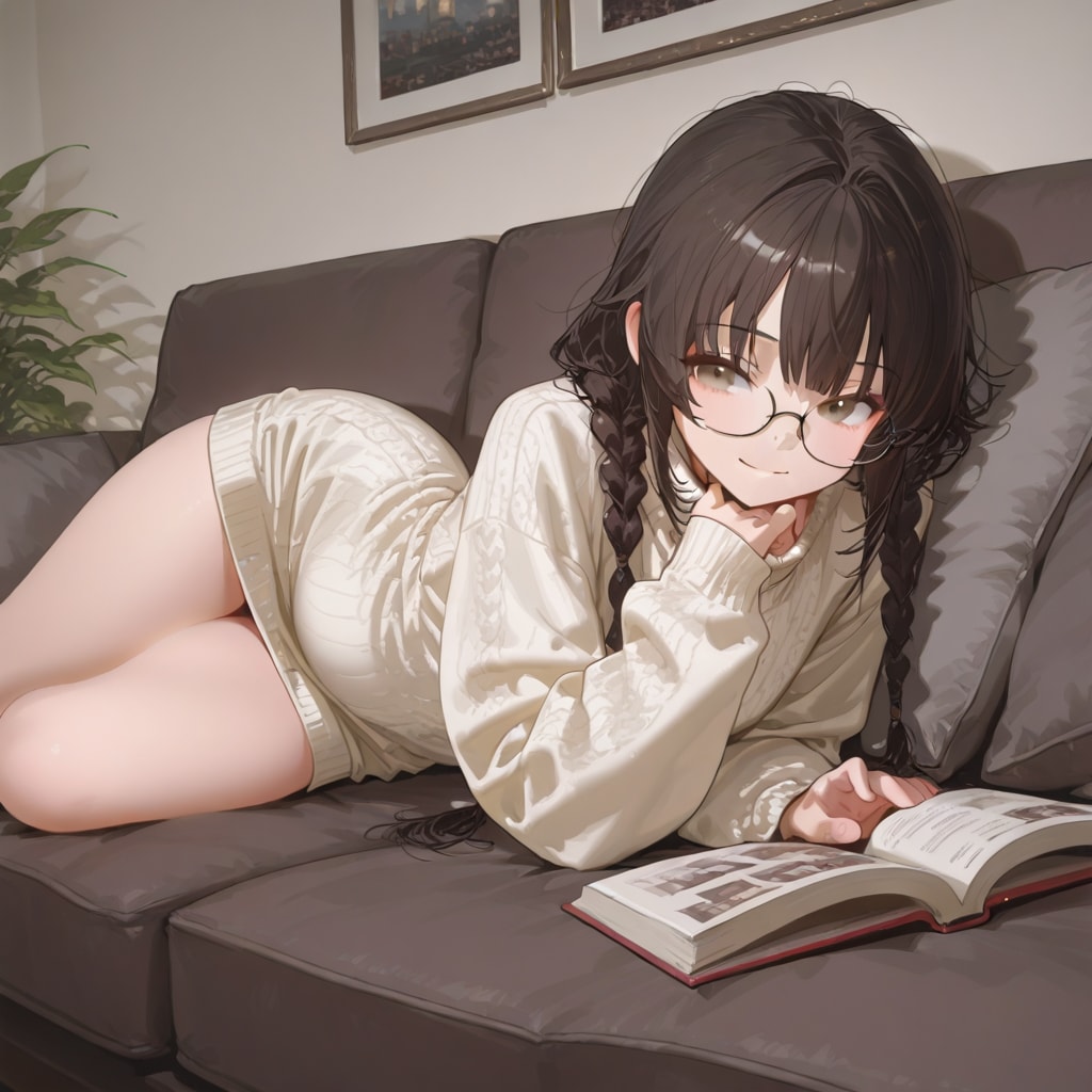 三つ編みちゃんとお家デート