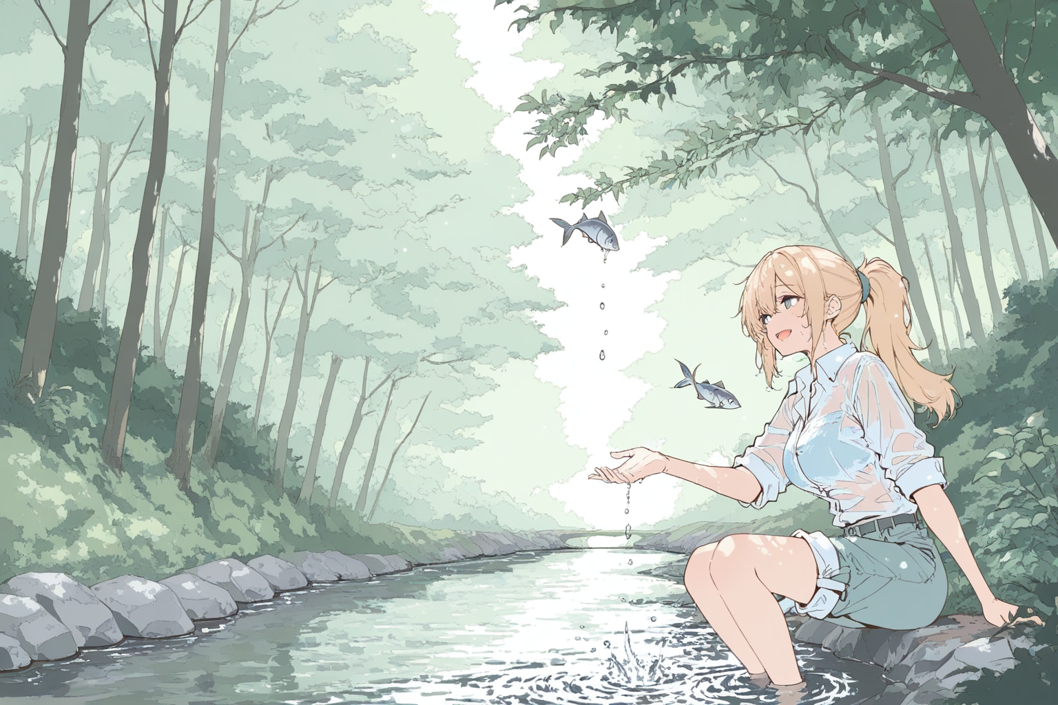 高く跳ねすぎた魚