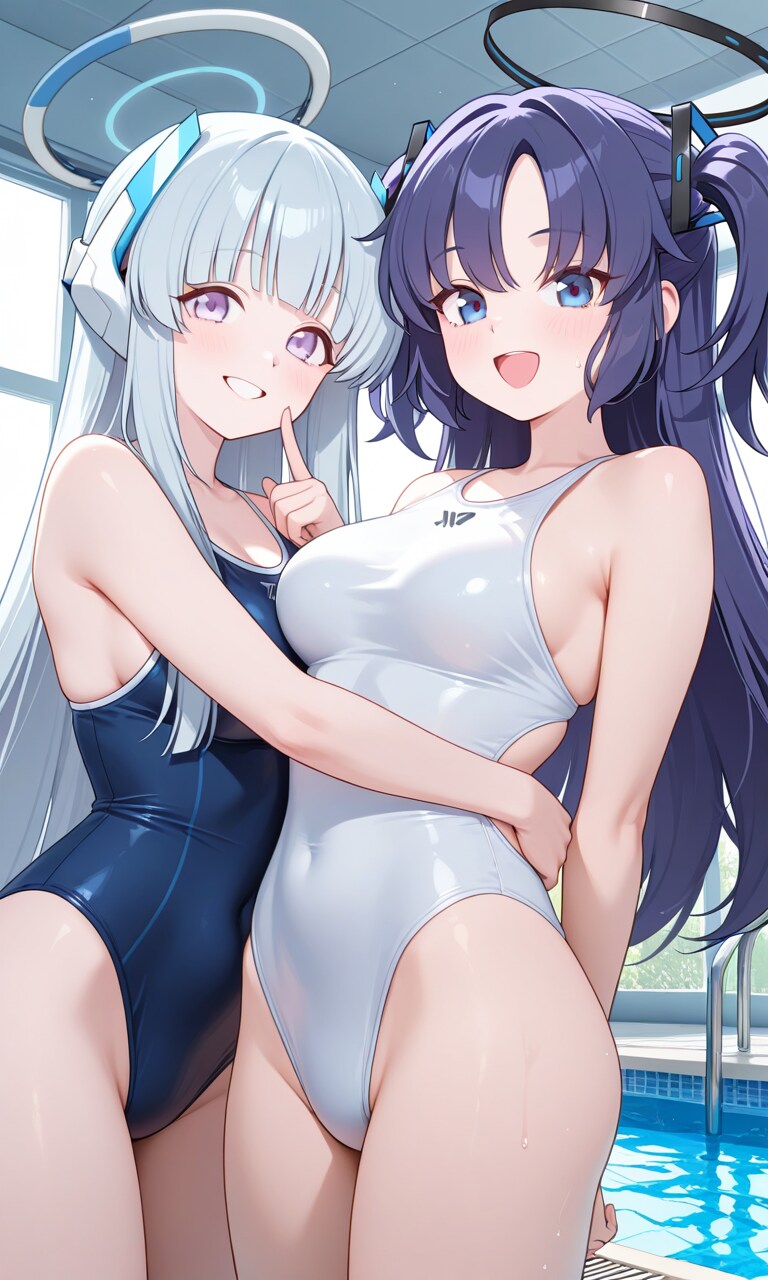ユウカとノア　競泳水着　画集没5