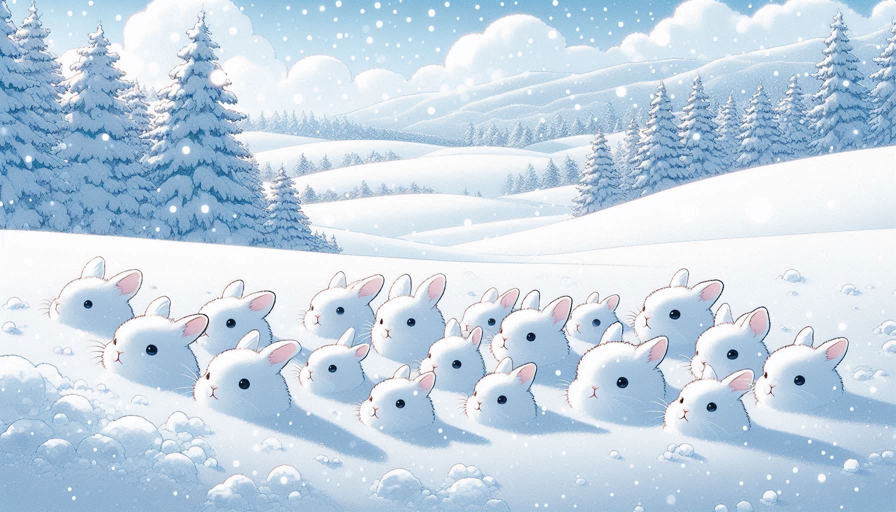 雪原のチンアナゴ？ | の人気AIイラスト・グラビア