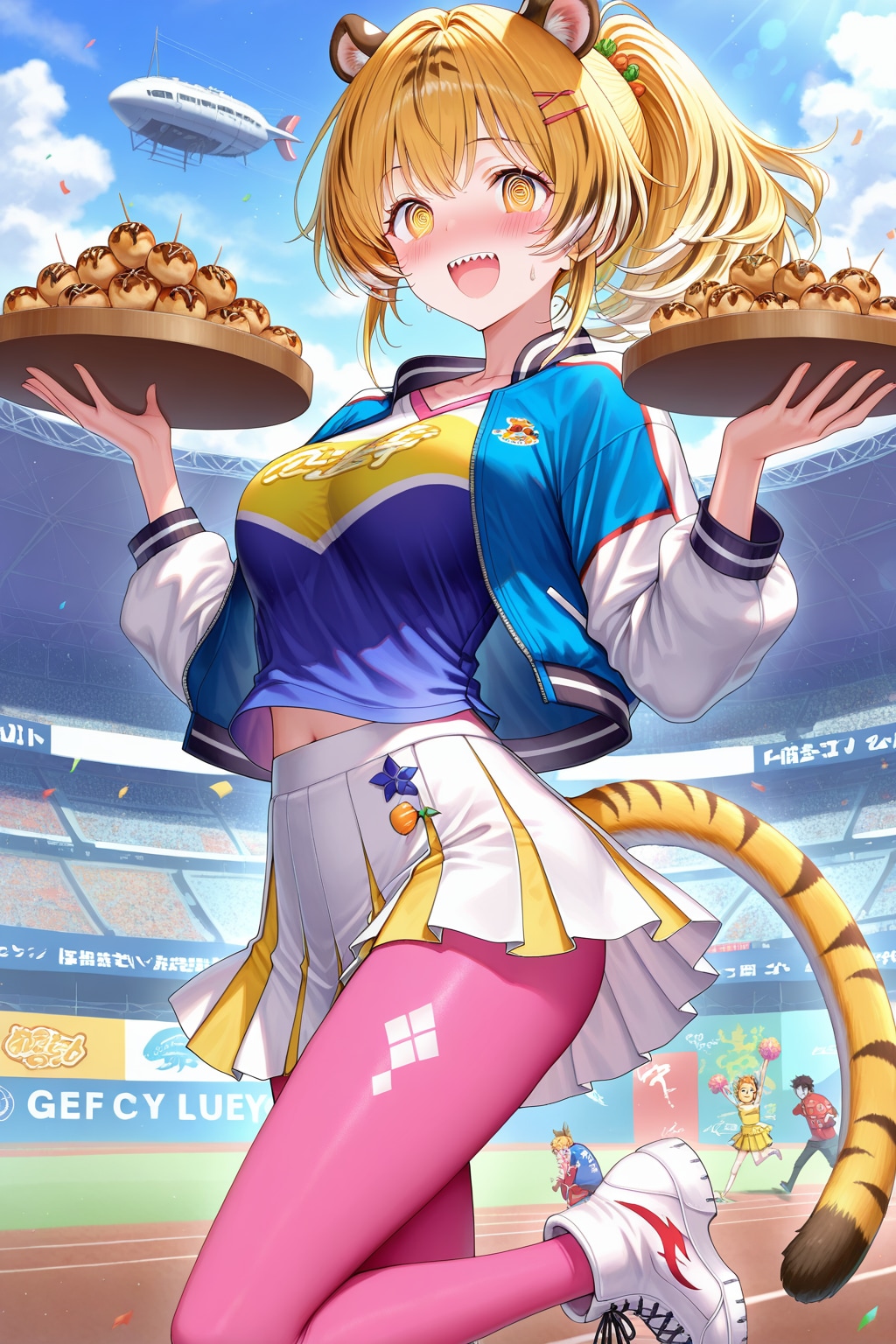 金髪ちゃんとたこ焼き | の人気AIイラスト・グラビア