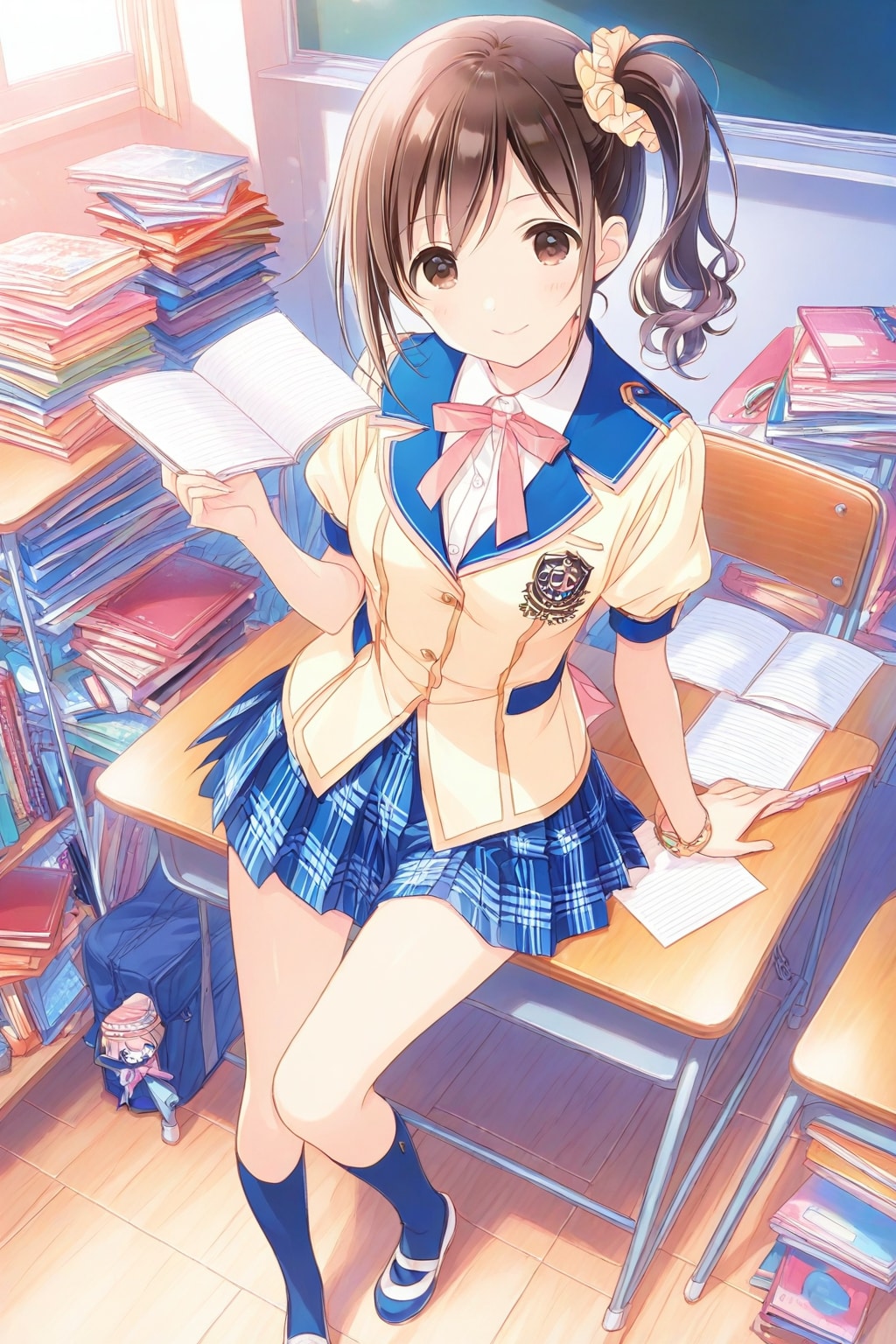 宿題が、山積み...。