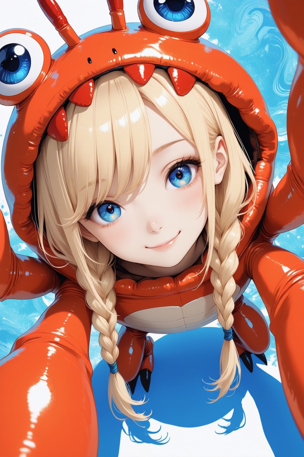 Beautiful Crab Cosplay Girl（ 蟹さん・コスプレ女子）