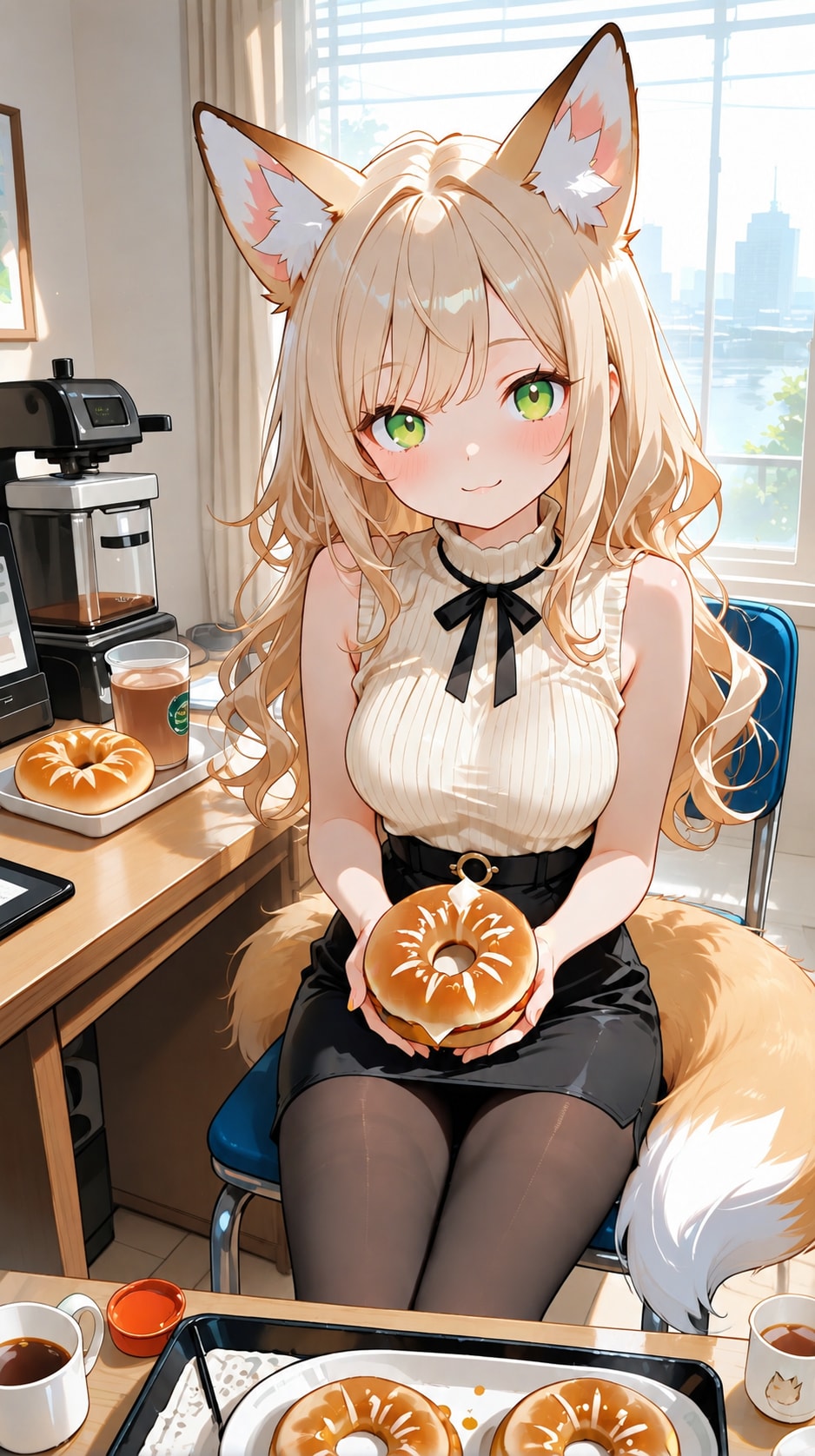 お昼はベーグル | の人気AIイラスト・グラビア