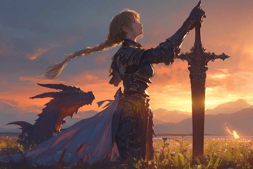 ドラゴンと少女（竜騎士）36