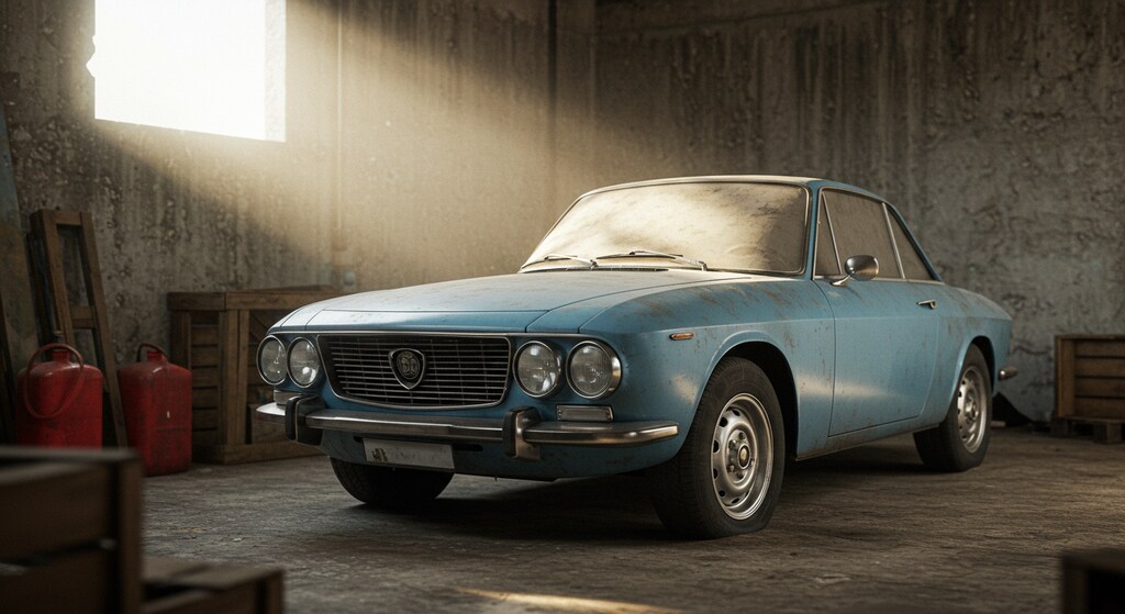 放置車両ランチアフルビア