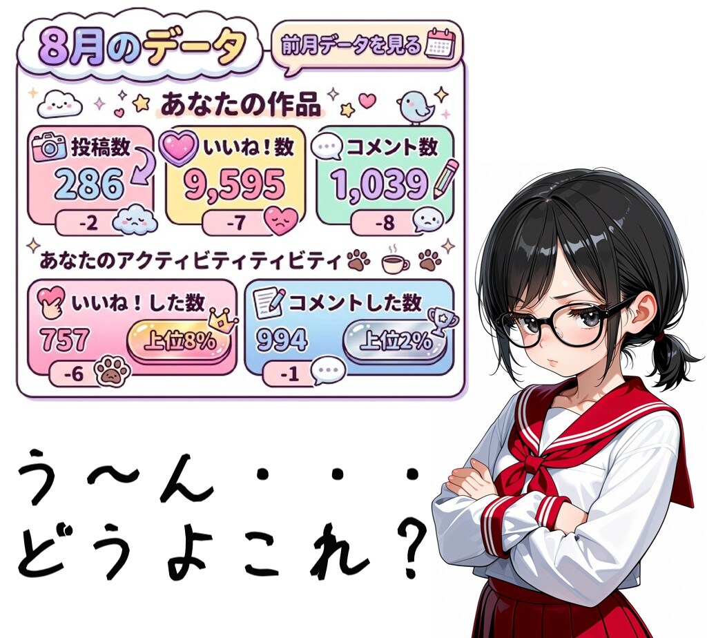 8月の実績でございます