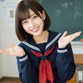 どこにでも居る明るい女子高生 2枚目