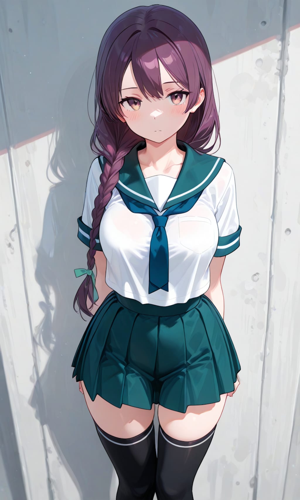 ミドリのセーラー服