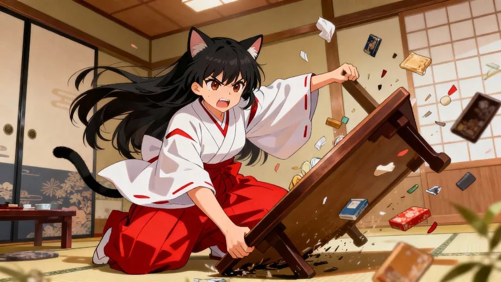 怒りのさくらちゃん