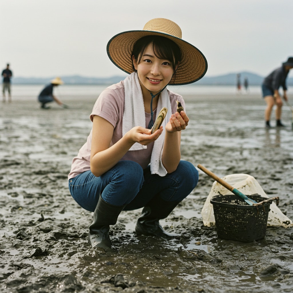 潮干狩り
