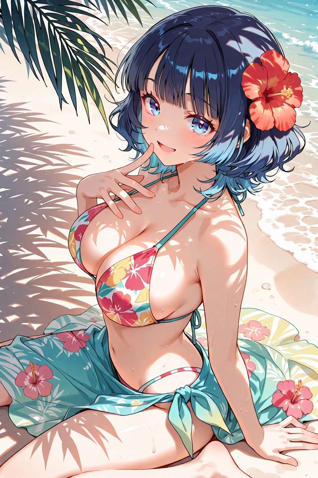 木陰で休憩