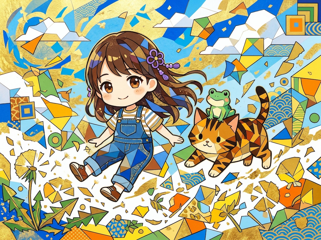 猫と蛙とスミレちゃん