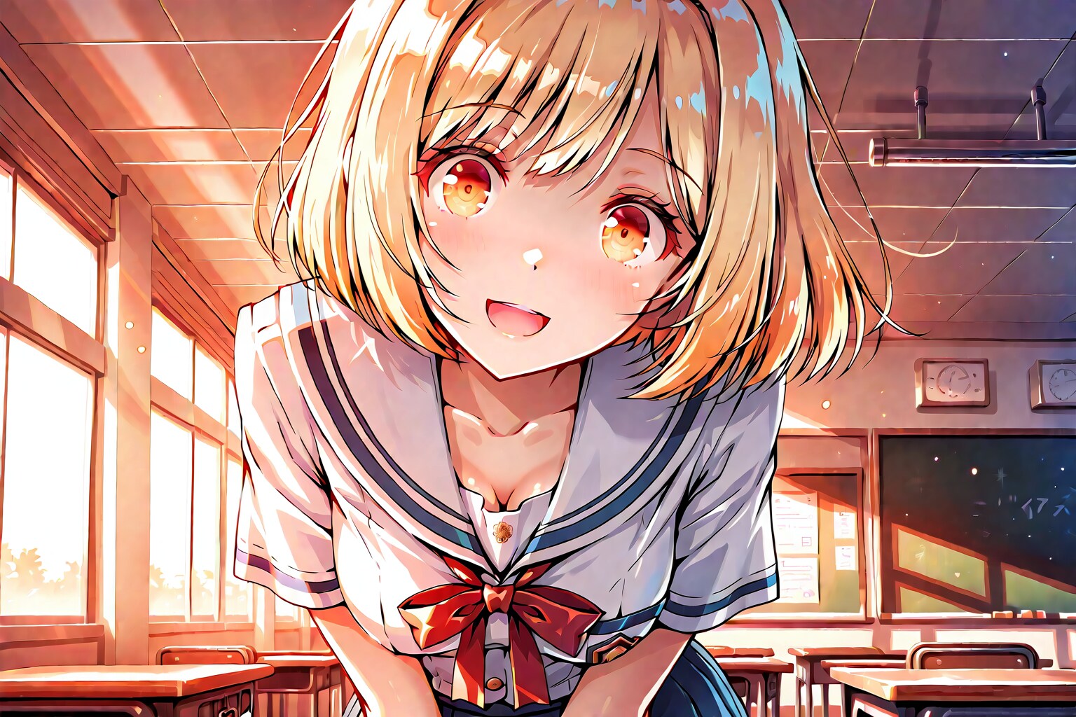 夏服彼女