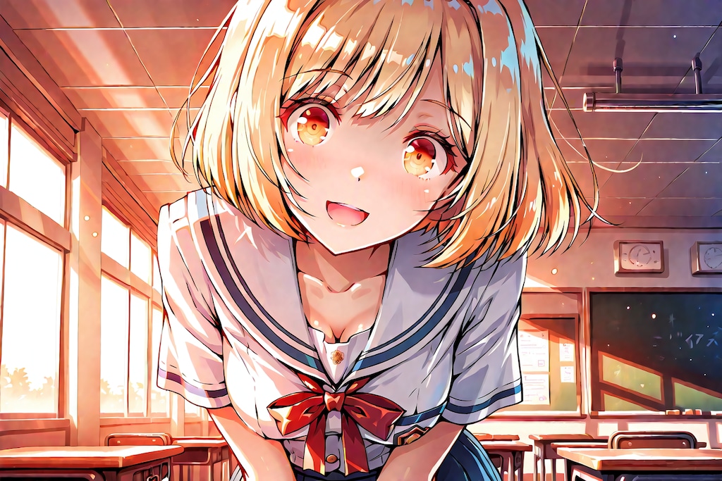 夏服彼女