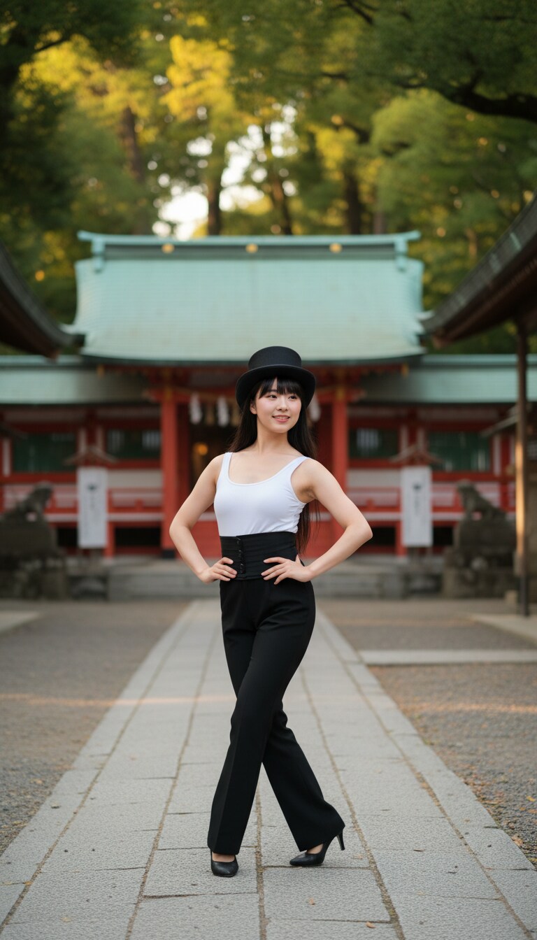 Gemini実写特集　かっこかわいいダンサー白鳥英美梨の鶴岡八幡宮公演