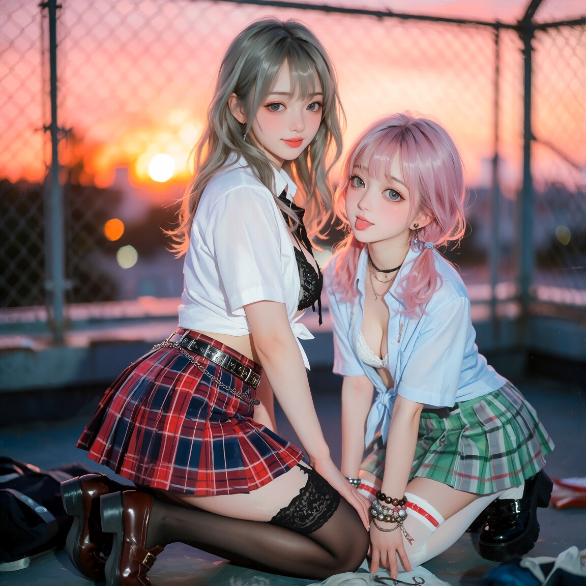 夕暮れ