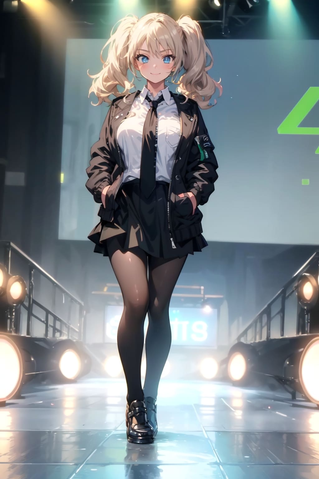 ファッションショーの５人