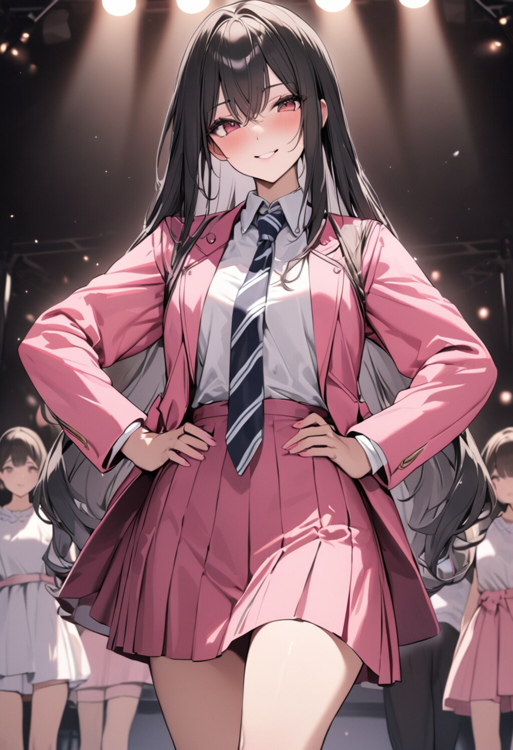 ファッションショーの５人