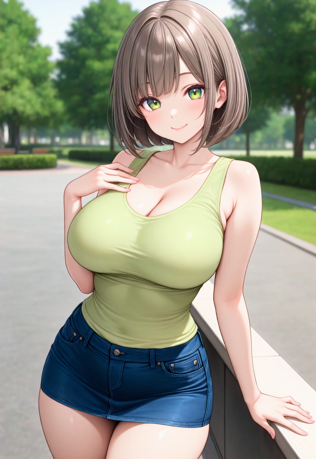 514（薄緑のタンクトップ）