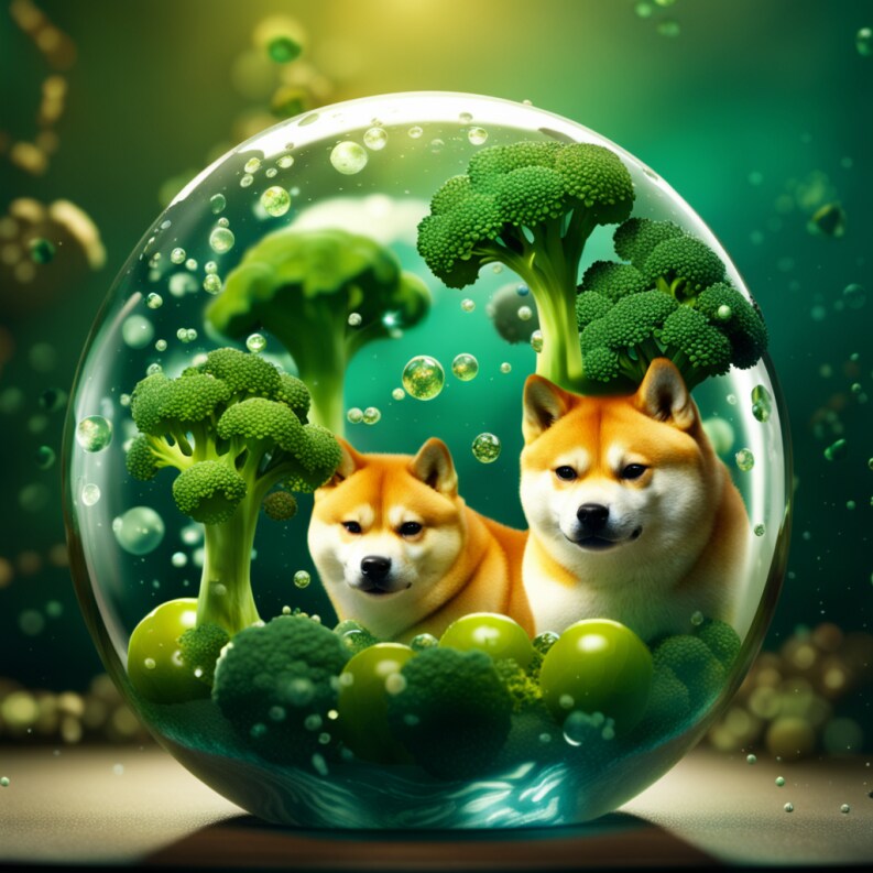 ブロッコリー犬