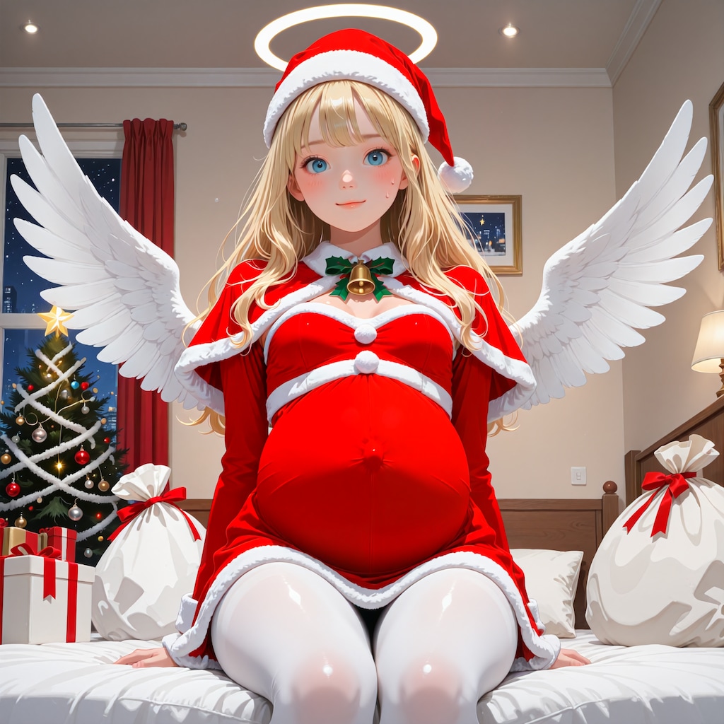 サンタマタニティドレス天使さん(beret mix Core)