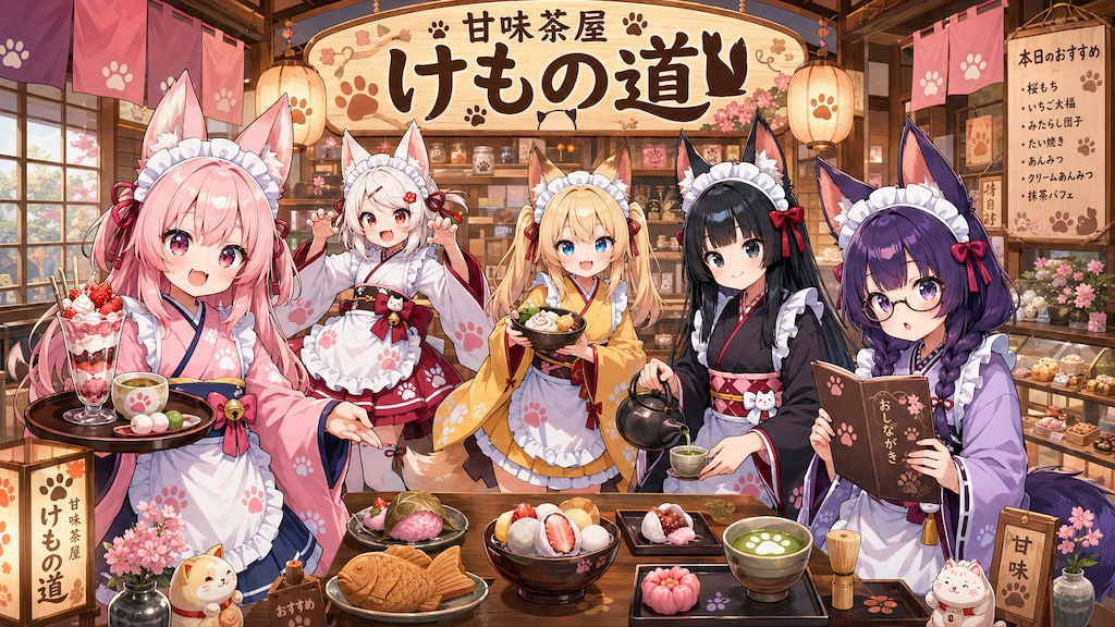 甘味茶屋けもの道