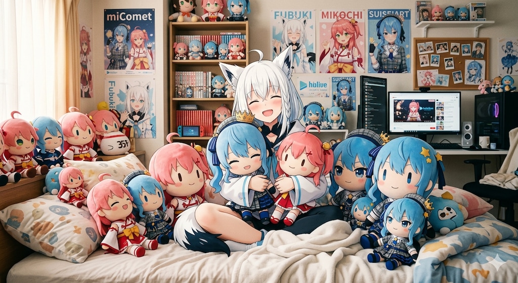 好きなものに囲まれて