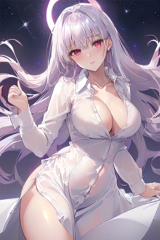 星空に舞う美少女02
