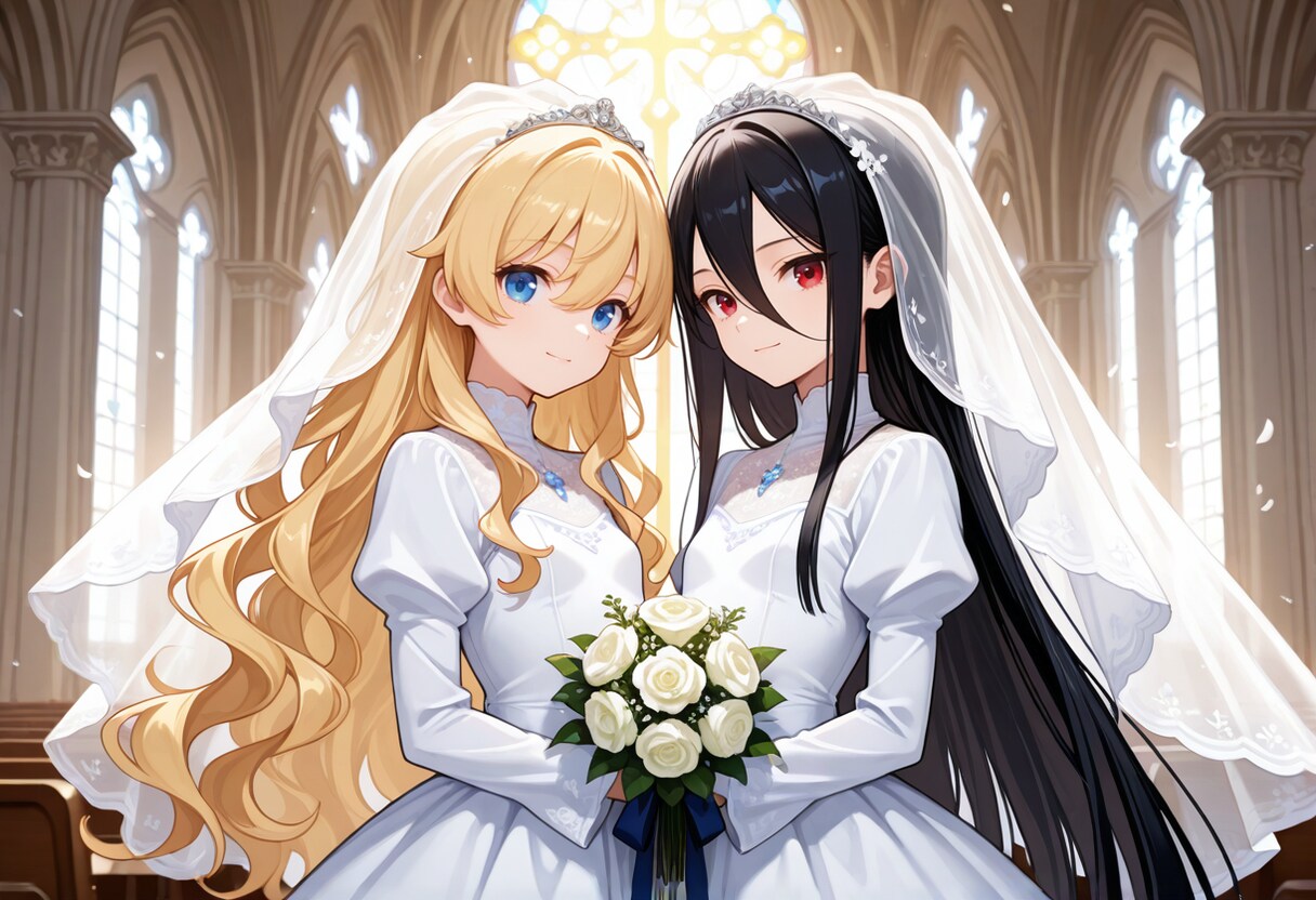 ちちぷちゃんとししょちゃんのジューンブライド