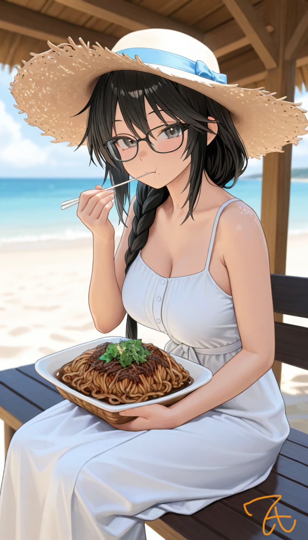 清楚系大食い女子