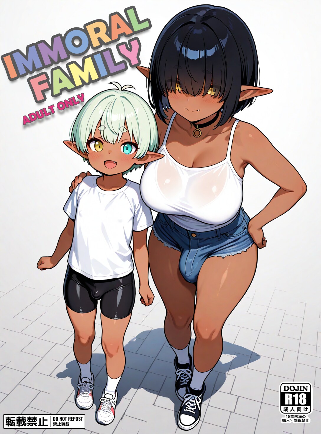 同人誌の表紙風