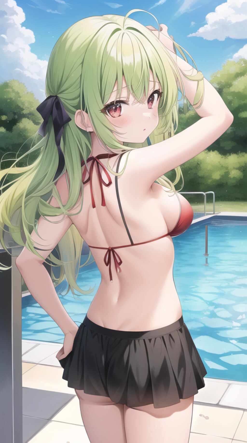 理想のお山（振り向き②）