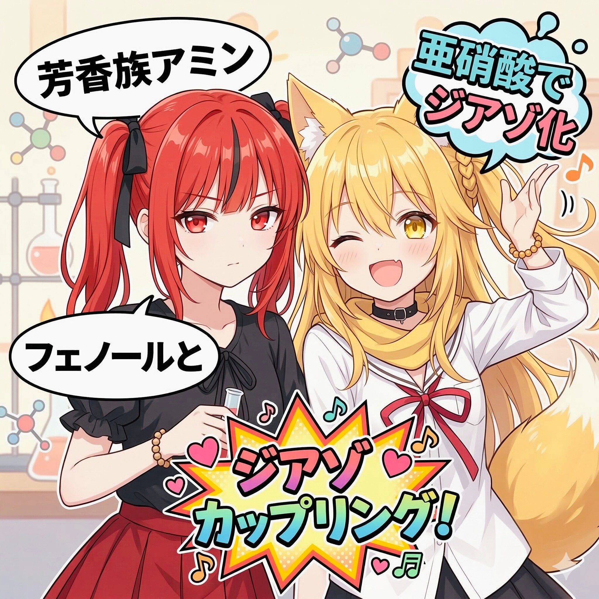 ぬきお＠S4-623さんの紅宮リリィちゃんとジアゾカップリング