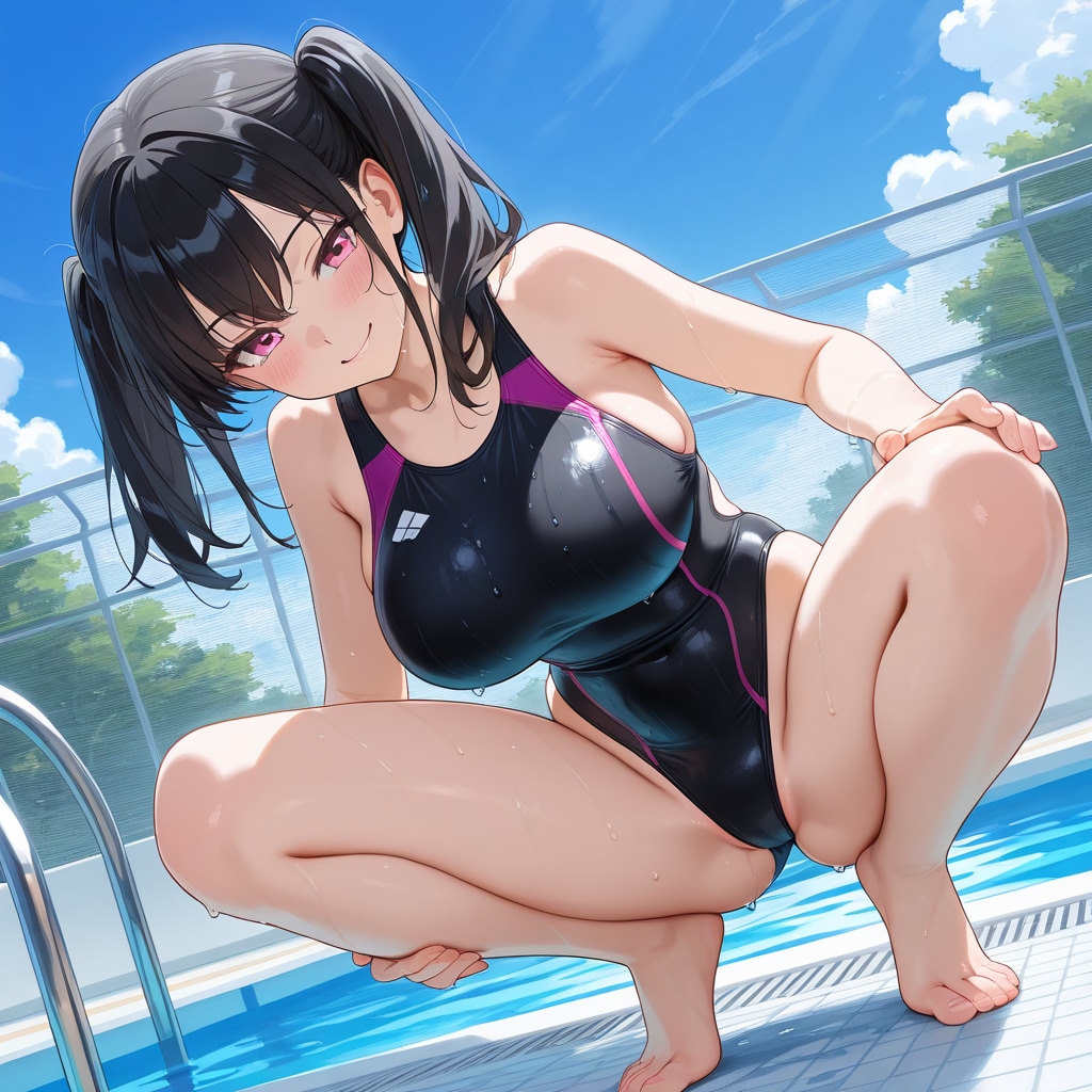 あかりちゃんとプールデート