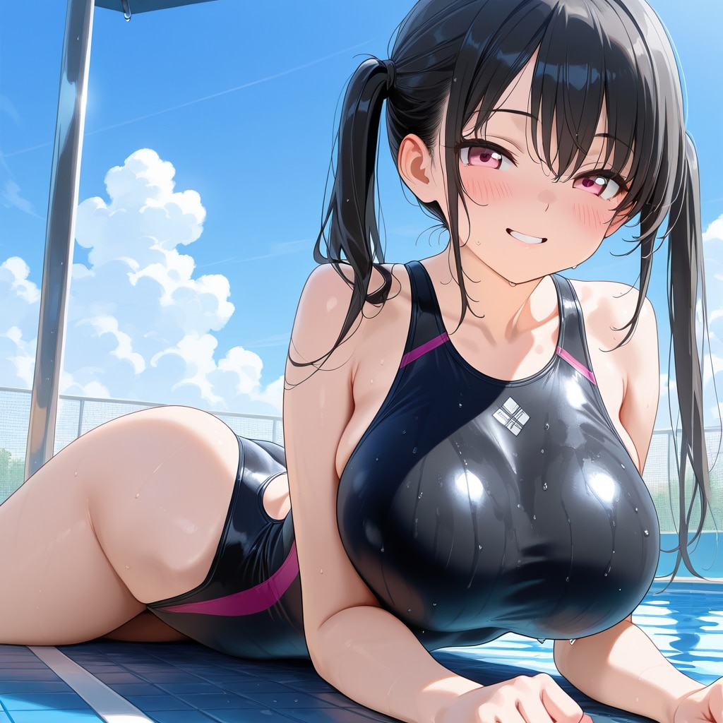 あかりちゃんとプールデート