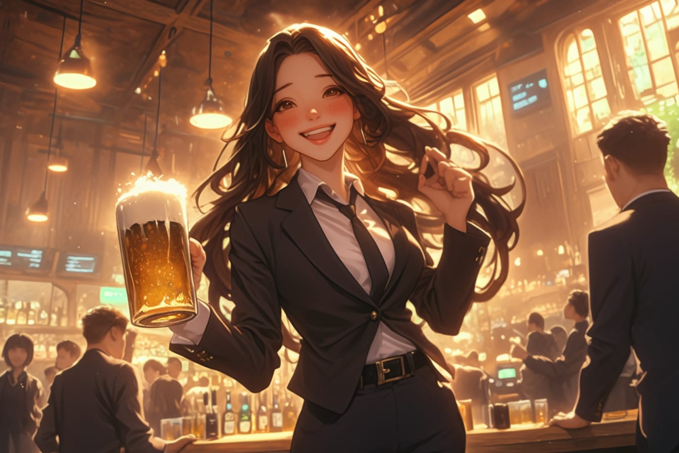 乾杯‼️🍻✨338 | の人気AIイラスト・グラビア