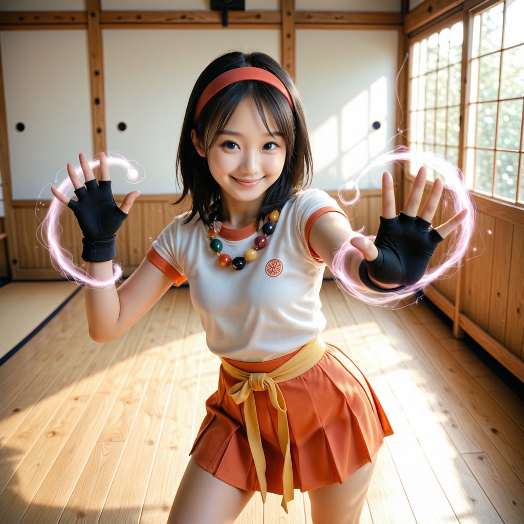 今日はサイキック格闘少女です
