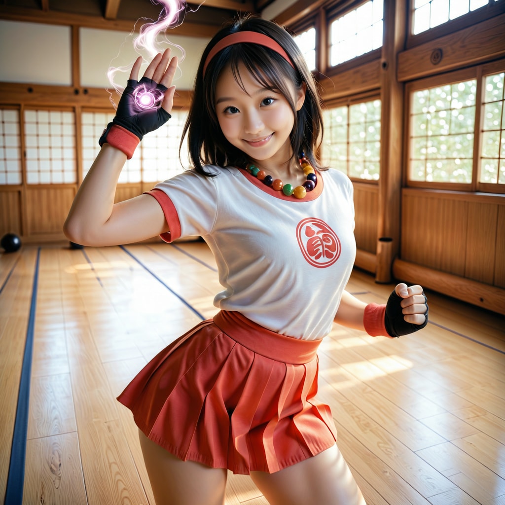 今日はサイキック格闘少女です