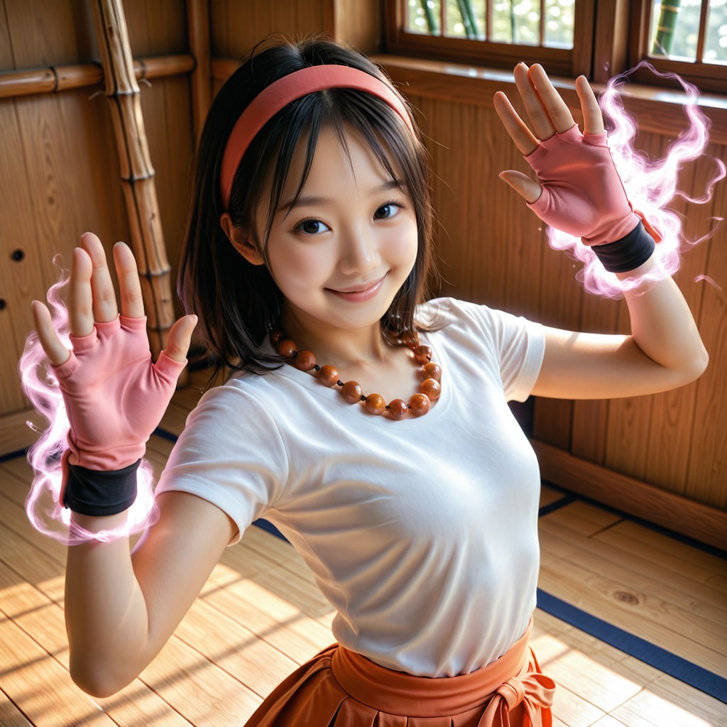 今日はサイキック格闘少女です
