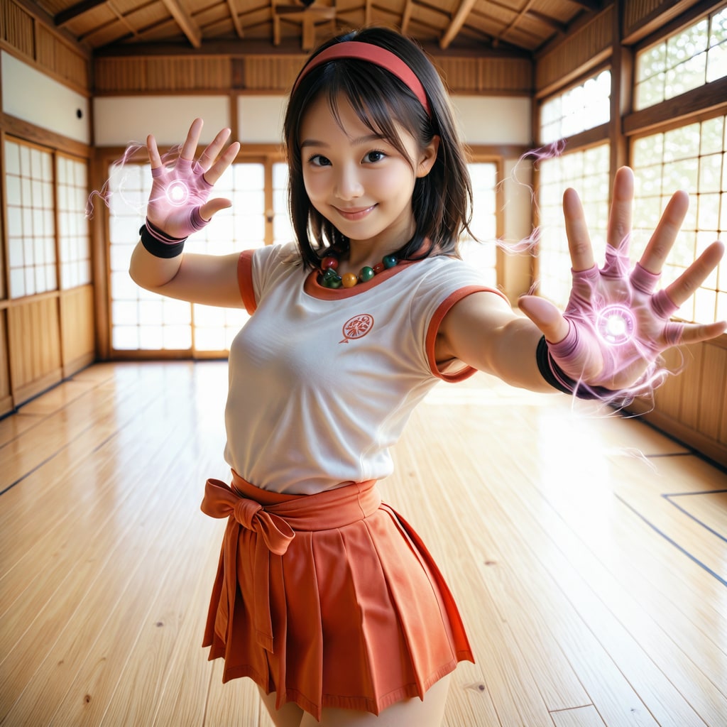 今日はサイキック格闘少女です