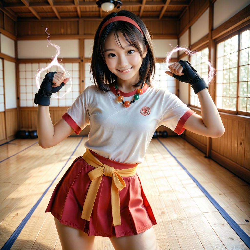 今日はサイキック格闘少女です