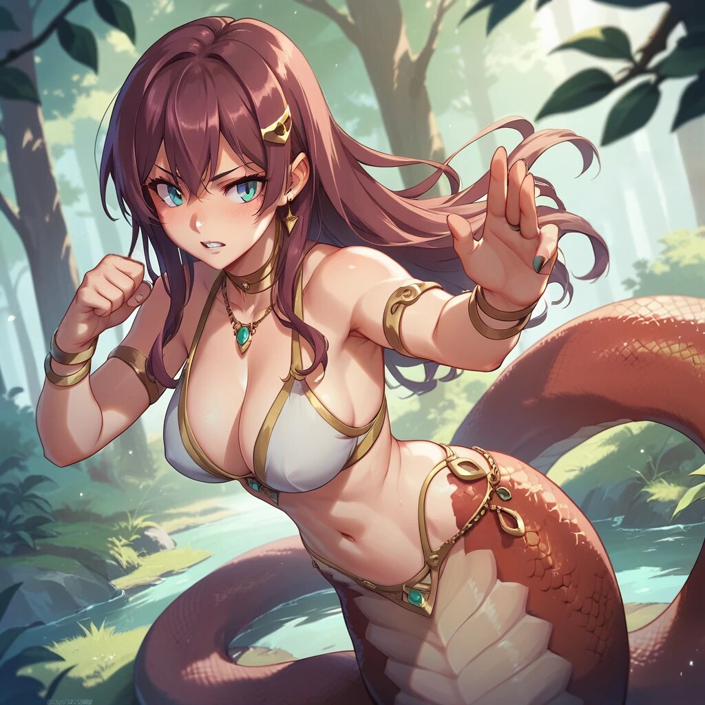 ラミア　ファイティングポーズ