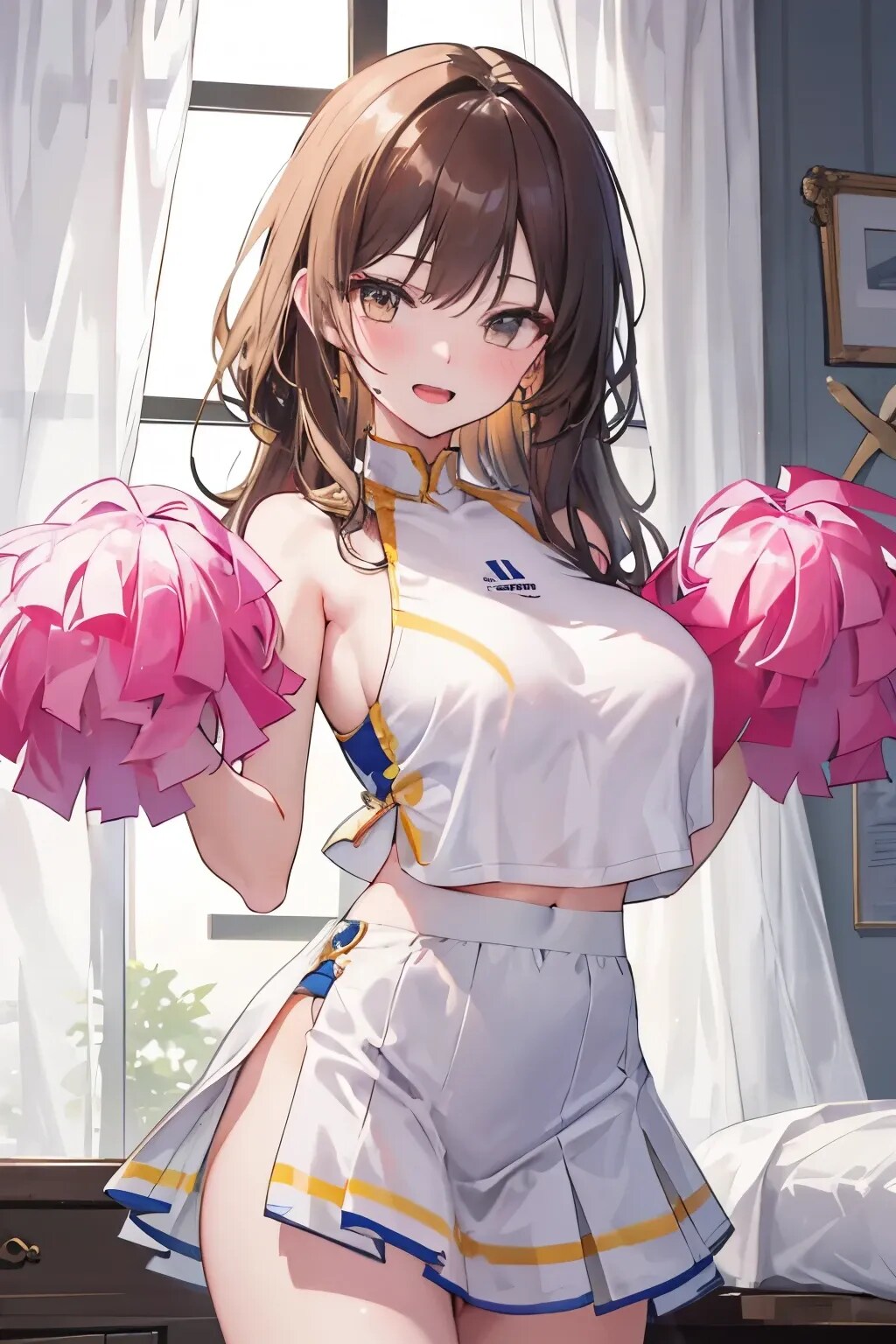 「動くと胸が飛び跳ねちゃうんです」