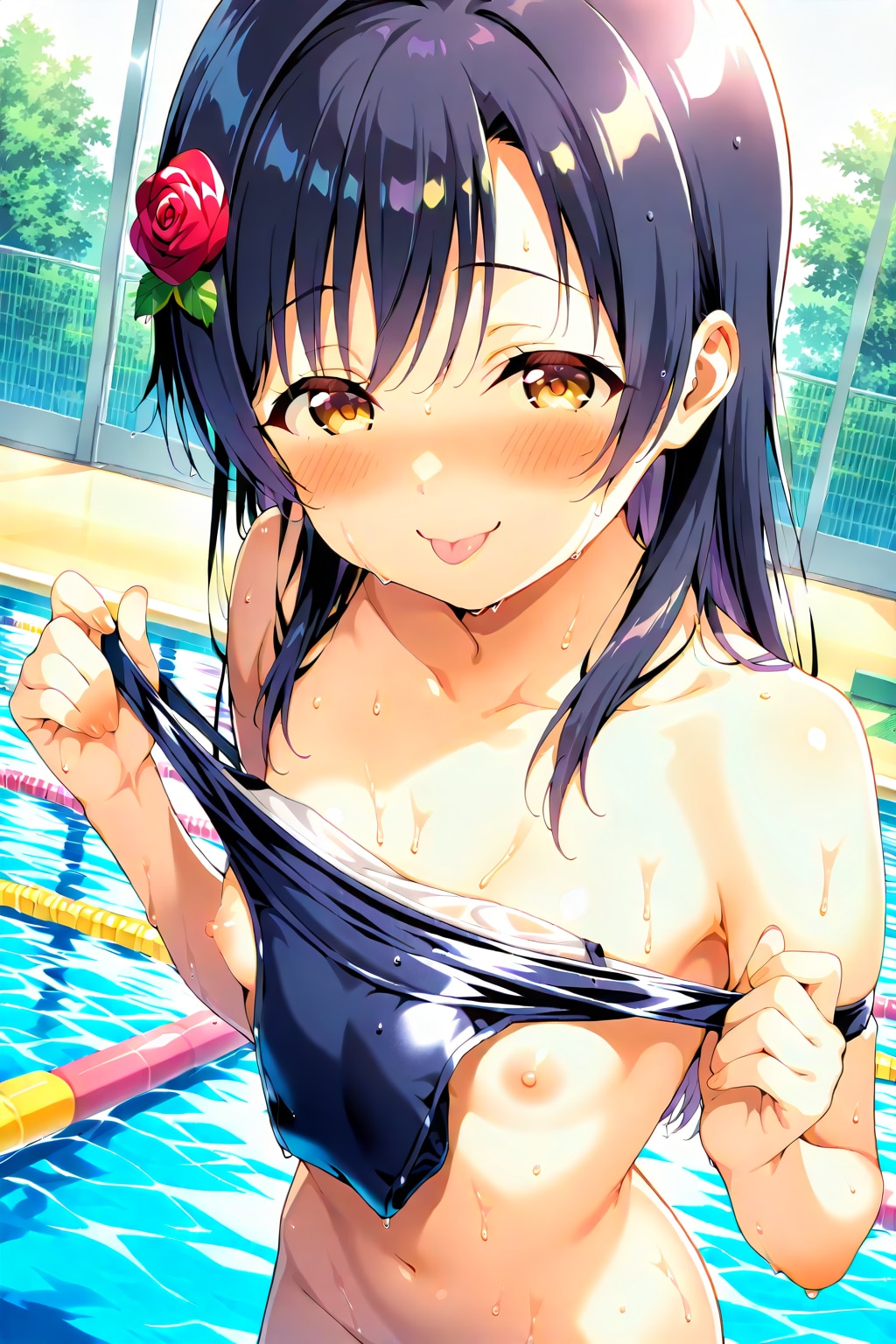 スクール水着を脱ぎましょう⑧　ほたるん（一条蛍）（4）『全部脱いじゃった♡』